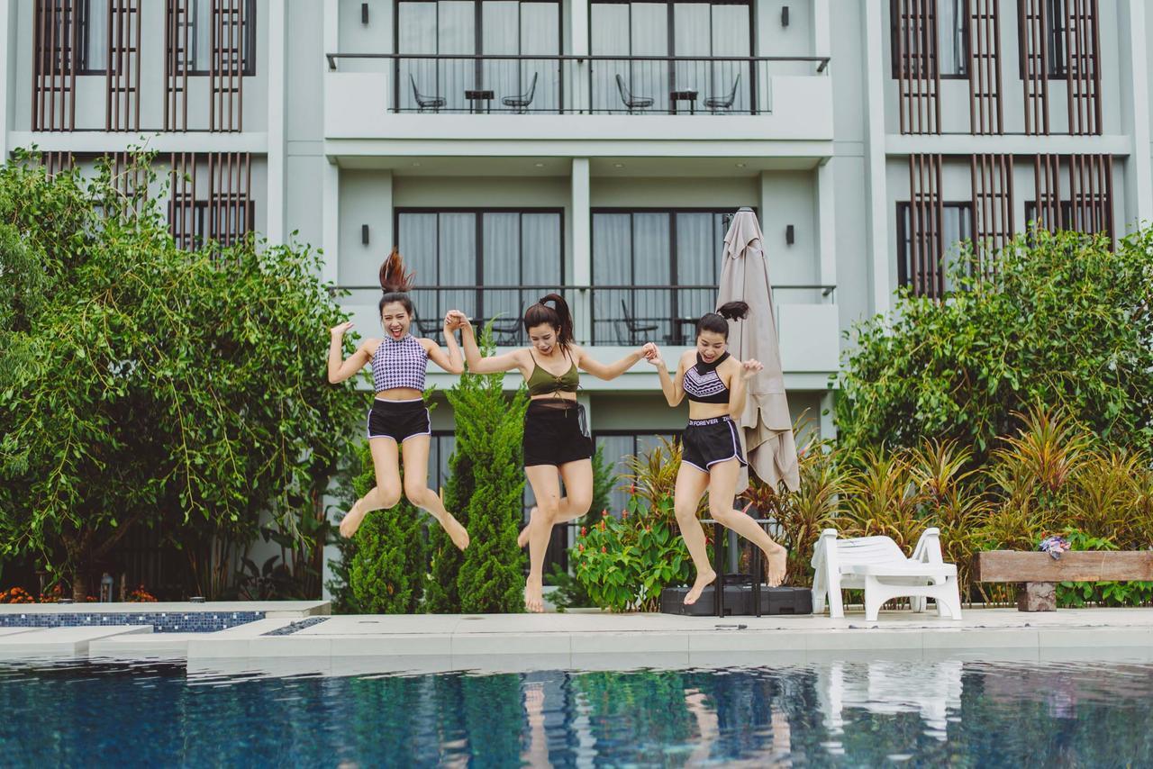 Green Ville Laguna Hotel Sung Noen Exterior foto