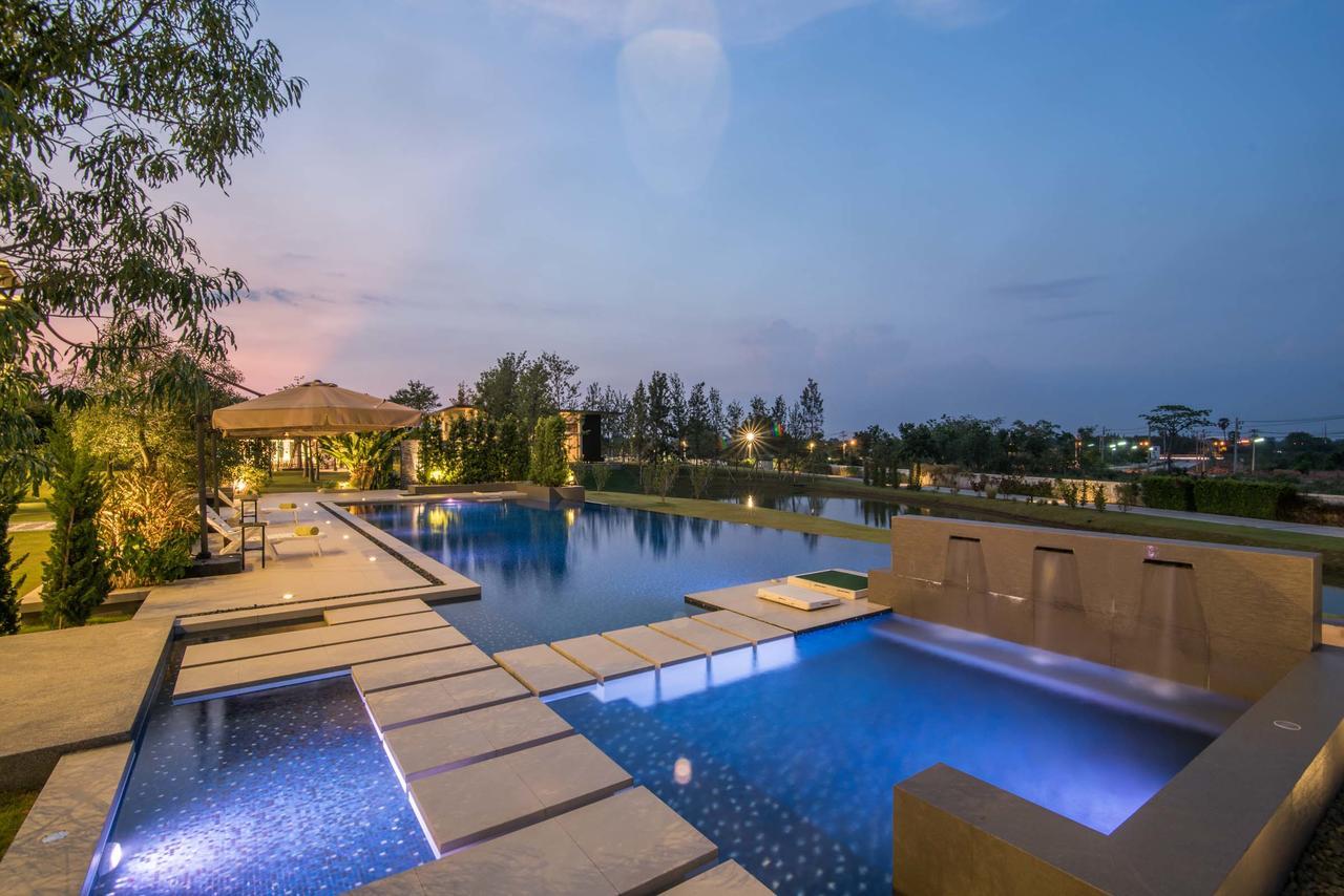 Green Ville Laguna Hotel Sung Noen Exterior foto