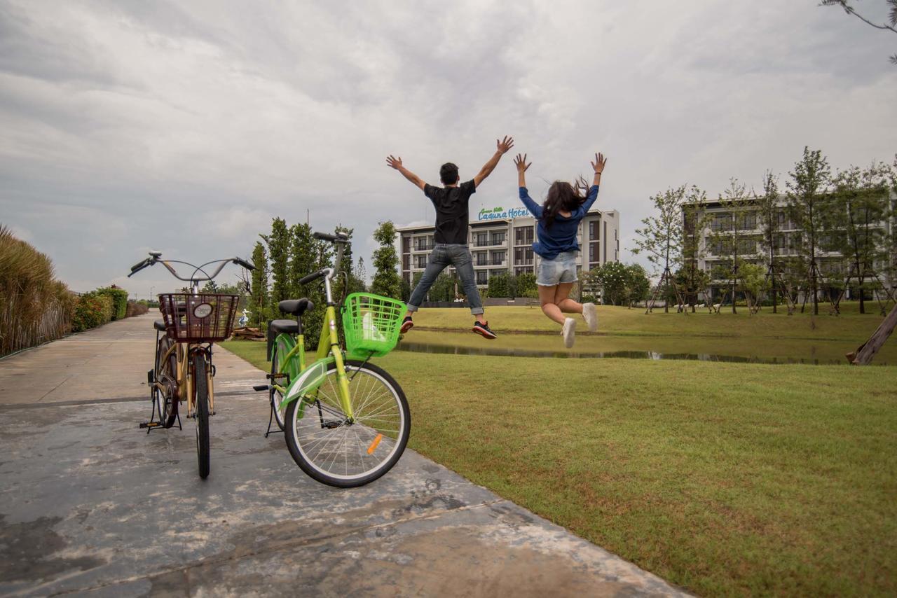Green Ville Laguna Hotel Sung Noen Exterior foto
